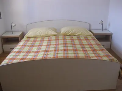 Krevet ili kreveti u jedinici u objektu Apartment in Bol with sea view, terrace, air conditioning, WiFi 3739-3