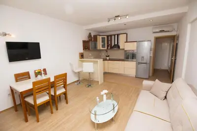 Tlocrt objekta Apartment in Pisak with sea view, balcony, air conditioning WiFi 3340-8