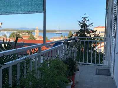 Balkon ili terasa u objektu Apartment ELENA 40 m2 with beautiful wide sea views 3 stars