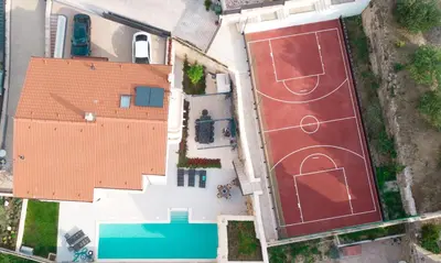 Ptičja perspektiva objekta Elais Luxury Residence