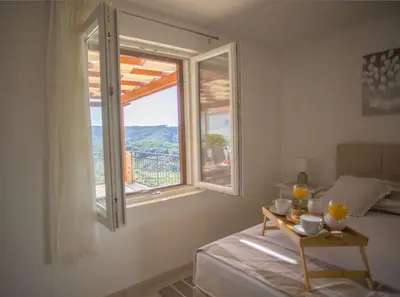 Krevet ili kreveti u jedinici u objektu Apartment Peace and quiet