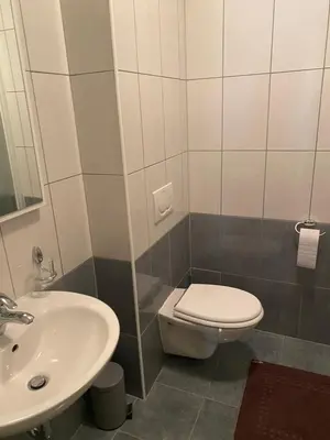 Kupaonica u objektu Apartment Bol A6 with Pool from 45 EUR per Person