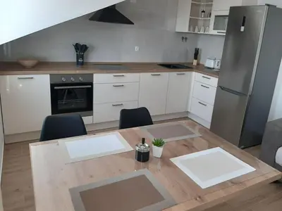 Kuhinja ili čajna kuhinja u objektu Apartments Dobrila