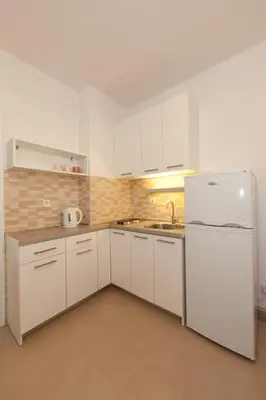 Kuhinja ili čajna kuhinja u objektu Apartments by the sea Brela, Makarska - 19205
