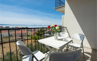 Balkon ili terasa u objektu Pet Friendly Apartment In Podstrana