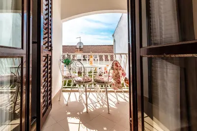 Balkon ili terasa u objektu Sunny beach apartment Lavica