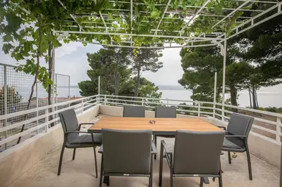 Tlocrt objekta Apartments with swimming pool Brela, Makarska - 19345