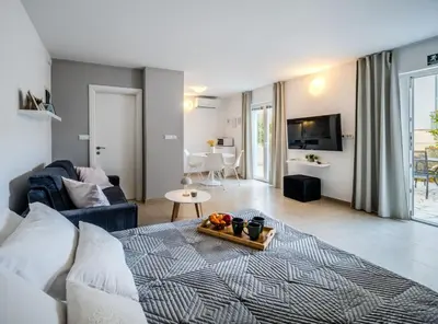 TV i/ili zabavni centar u objektu Apartments Tomy