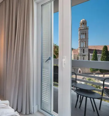 Balkon ili terasa u objektu Beach Bay Hvar Hotel