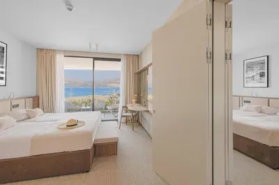 Krevet ili kreveti u jedinici u objektu Grand Hotel View