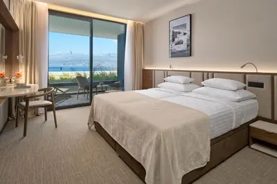 Krevet ili kreveti u jedinici u objektu Grand Hotel View