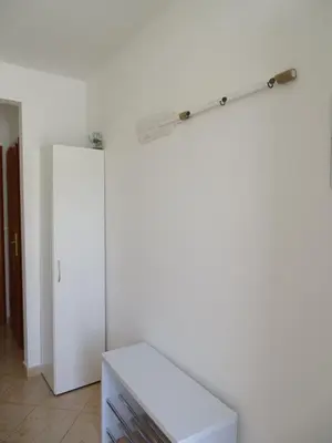 Krevet ili kreveti u jedinici u objektu 6 pax Apertment ON THE BEACH with Terrace, Sea view, Garden, Parking ensured, first floor