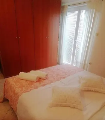 Krevet ili kreveti u jedinici u objektu HAUS AM MEER bei NIKO&ANNA