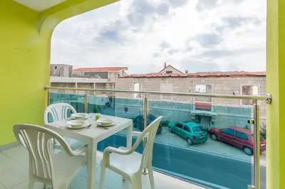 Balkon ili terasa u objektu Apartments Road star