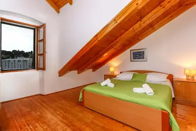 Krevet ili kreveti u jedinici u objektu Apartment Lilly with Amazing City View