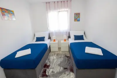 Krevet ili kreveti u jedinici u objektu R&R Residence Podstrana