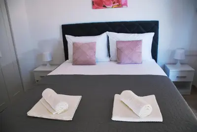 Krevet ili kreveti u jedinici u objektu Apartmani Josipa