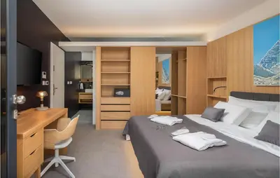Krevet ili kreveti u jedinici u objektu Cozy Home In Omis With Sauna
