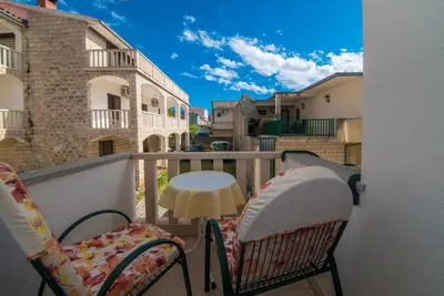 Balkon ili terasa u objektu Villa Divić