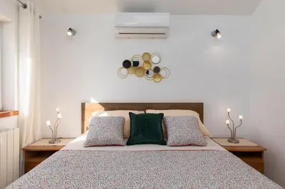 Krevet ili kreveti u jedinici u objektu Olive Trees Cottage