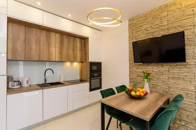 Kuhinja ili čajna kuhinja u objektu Apartmani Bokin