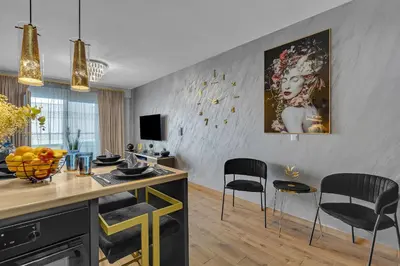 Kuhinja ili čajna kuhinja u objektu Apartman Aria De Lux