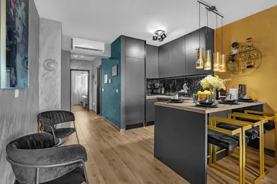 Kuhinja ili čajna kuhinja u objektu Apartman Aria De Lux