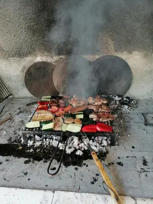 Oprema za roštilj dostupna gostima vikendica