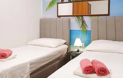 Krevet ili kreveti u jedinici u objektu Apartment Mimice Mimice Brig Iii
