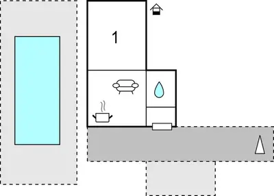 Tlocrt objekta Apartment Mimice Mimice Brig Iv