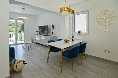 TV i/ili zabavni centar u objektu Luxury Apartment Veronika