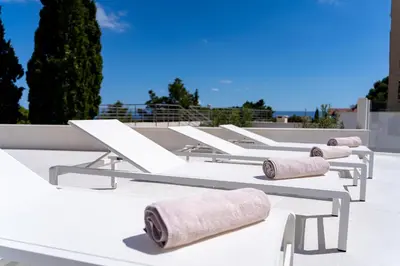 Tlocrt objekta Villa Levante Apartments, quiet location and close to beach, only 300 m from sea