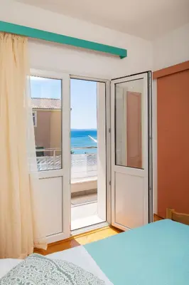 Krevet ili kreveti u jedinici u objektu Terra Beach Apartment