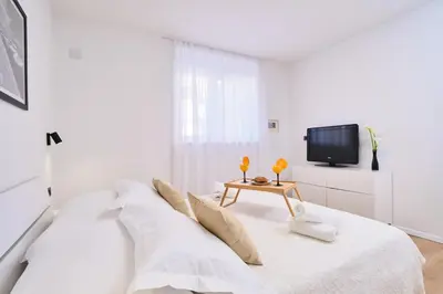 TV i/ili zabavni centar u objektu Holiday home South cliff