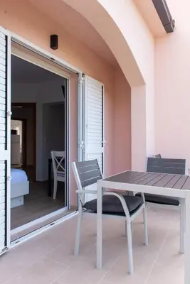 Balkon ili terasa u objektu Charming apartments Duce