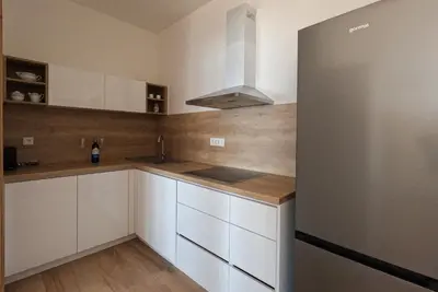 Kuhinja ili čajna kuhinja u objektu Sea and mountain view apartments