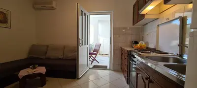 Kuhinja ili čajna kuhinja u objektu Apartments The view