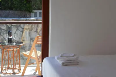 Krevet ili kreveti u jedinici u objektu dinka seaside villa - hvar island