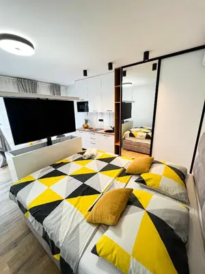 Krevet ili kreveti u jedinici u objektu SanOne-Studio apartment