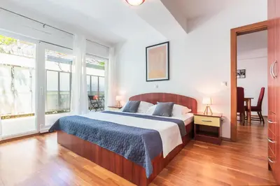 Krevet ili kreveti u jedinici u objektu Apartments Sunset