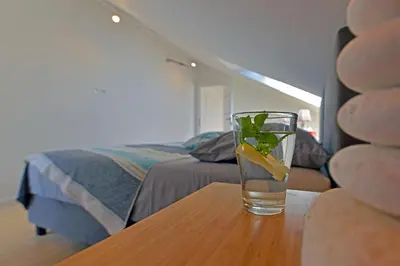 Krevet ili kreveti u jedinici u objektu Hvar Cricket House Pakleni island