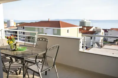 Balkon ili terasa u objektu Outstanding large apartment for 6+2