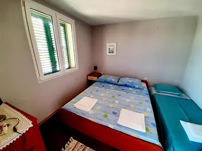 Krevet ili kreveti u jedinici u objektu Attractive Beach Apartment - Vitarnja!