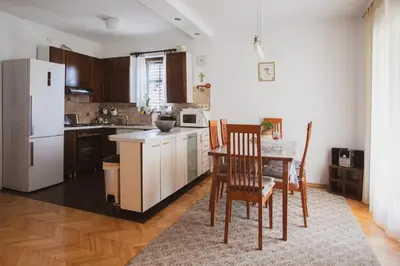 Kuhinja ili čajna kuhinja u objektu COMFORT SEA VIEW APARTMENT