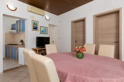 TV i/ili zabavni centar u objektu Apartments Paloc - Blue