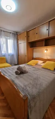 Krevet ili kreveti u jedinici u objektu In Drift App 20 m from the beach in Stobrec - Split