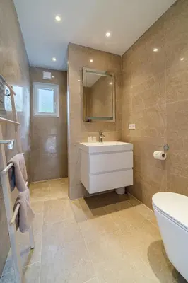 Kupaonica u objektu Villa & Studio Luke, Luxe accommodatie, unieke locatie bij de mooiste zandbaai