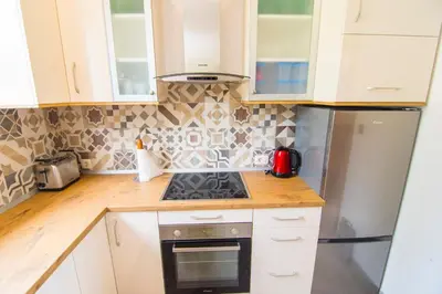 Kuhinja ili čajna kuhinja u objektu Seaview Residence