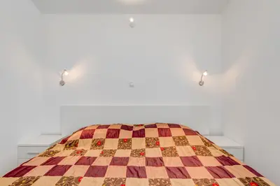 Krevet ili kreveti u jedinici u objektu Pikolo Apartments Omiš