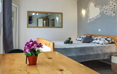 Krevet ili kreveti u jedinici u objektu Gorgeous Home In Povlja